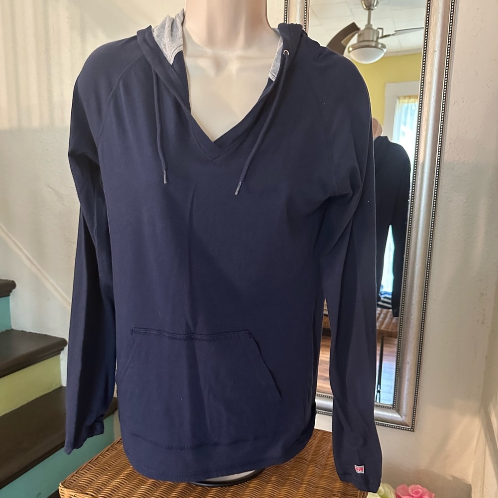 Soffe Navy and Gray Pullover Size L